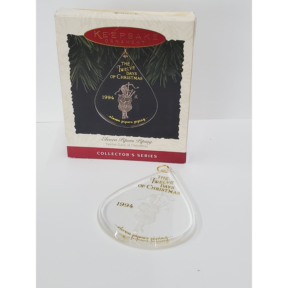 Hallmark 1994 Eleven Pipers Piping Twelve Days of Christmas Ornament QX3183